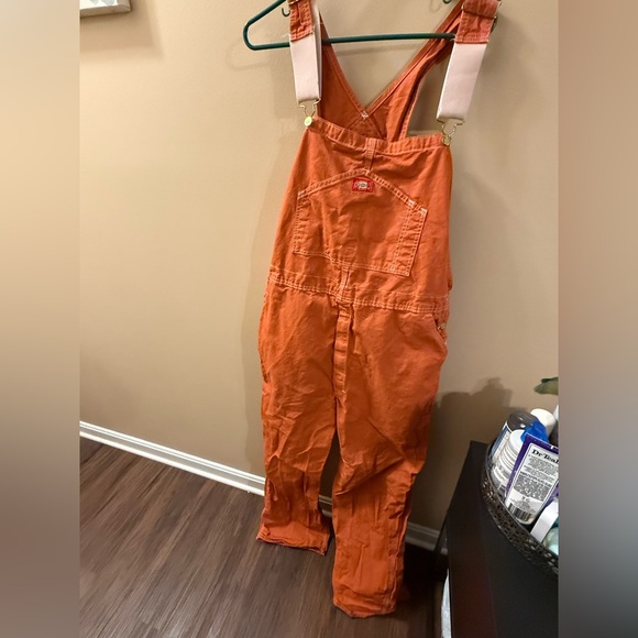 Dickies Orange Overalls with Straps 42x30 - Picture 1 of 6